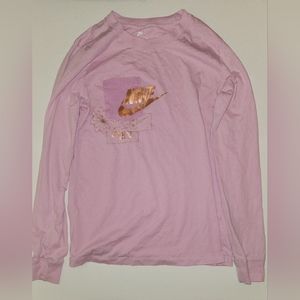 Nike Pink Long Sleeve Shirt